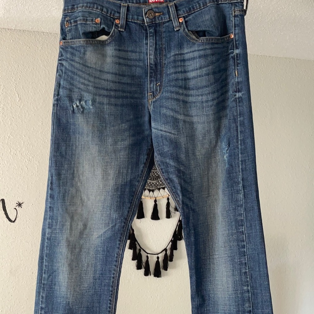 “Vintage “ California scraped jeans